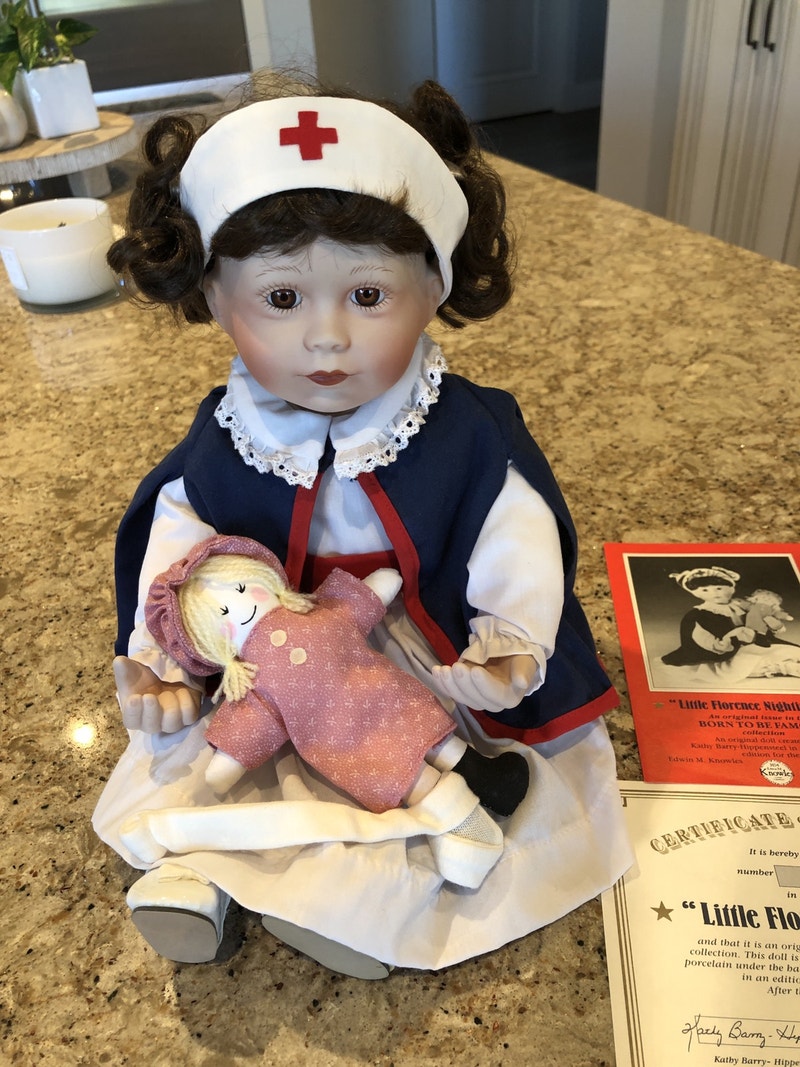 Ashton Drake numbered Florence Nightingale Doll Arts & Collectibles