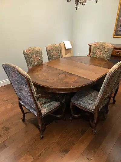 Diningroom table and chairs , View more