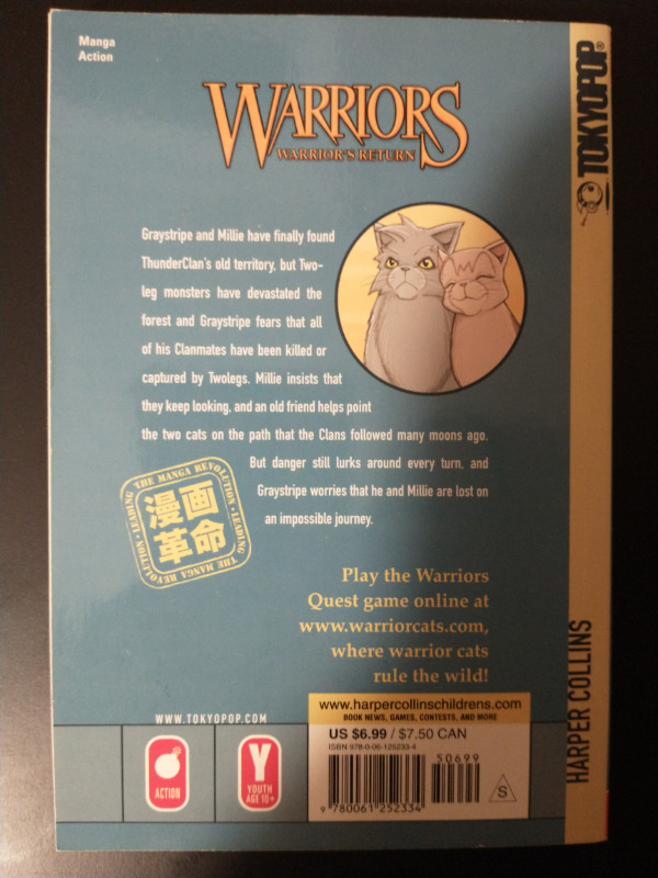 Graystripe's Trilogy Vol 1-3 - Warriors in Comics & Graphic Novels in North Bay - Image 4