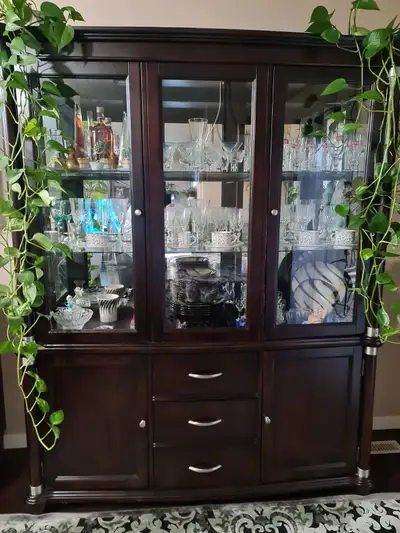 China Cabinet - Brown Color, View more