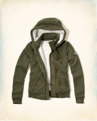 Jacket Hollister - Abercrombie - NWT - Sherpa Lined Toggle: S-M