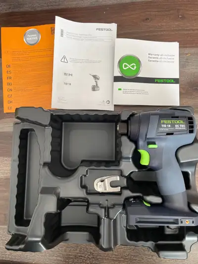 New Festool TID 18 Cordless Impact Drill 576479, View more