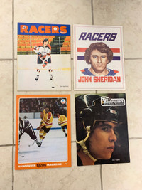 1975-1976 WHA HOCKEY GAME PROGRAMS 