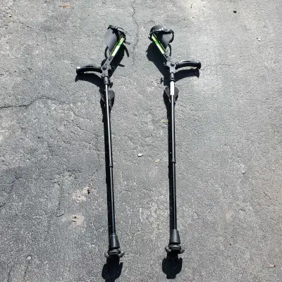 New ERGOBAUM  Forearm Crutches Shock Absorbing and Adjustable, View more