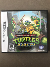 Teenage Mutant Ninja Turtles Arcade Attack CIB Nintendo DS