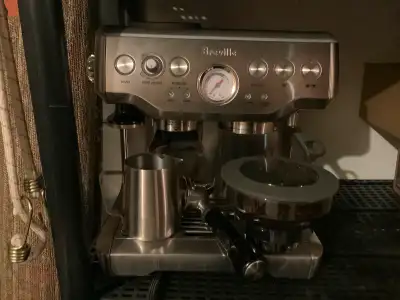 Breville Espresso Barista Coffee maker, grinder and frother, View more
