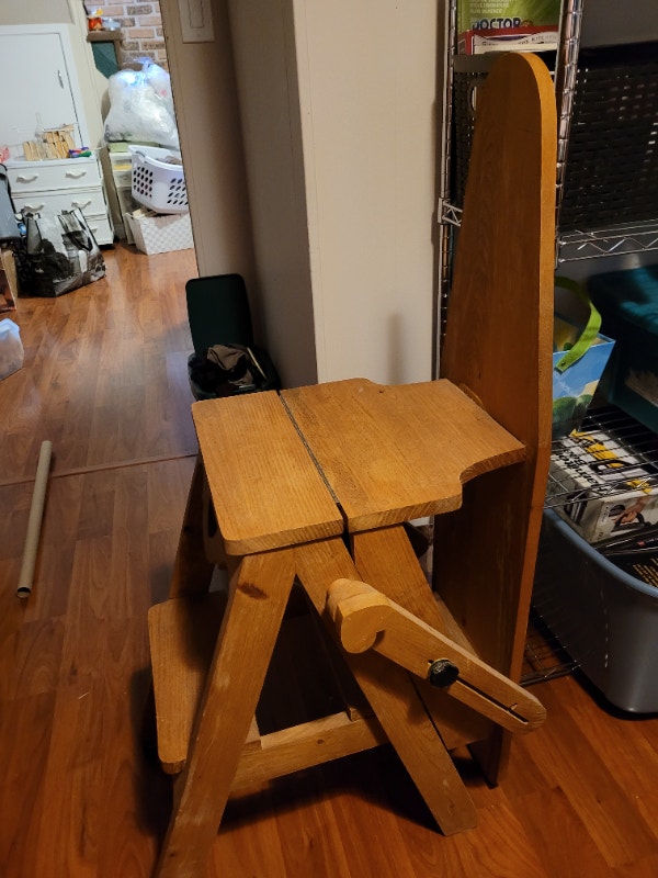 Butler's chair (step stool/ironing board/chair) Chairs & Recliners