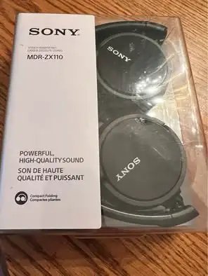 NEW Sony MDR-ZX110 Head phones, View more