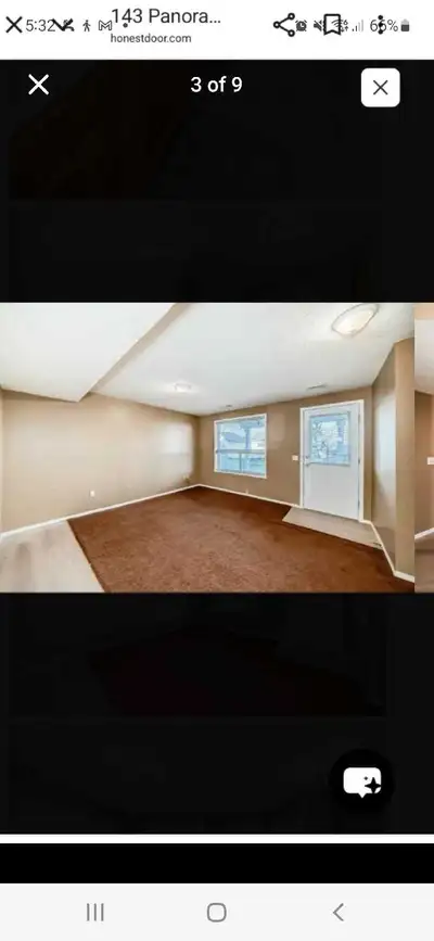 Bright walk-out unit with large windows and lots of natural light Two spacious bedrooms with closets...