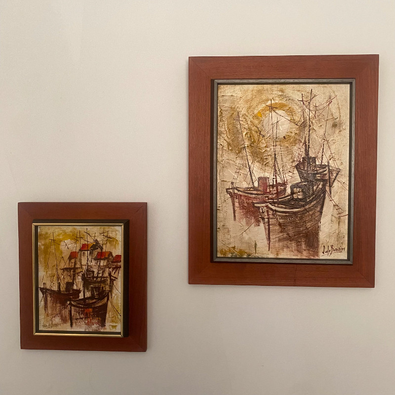 Pair of Impressionist Oil Paintings by Jean de Bomainq Arts & Collectibles City of Toronto