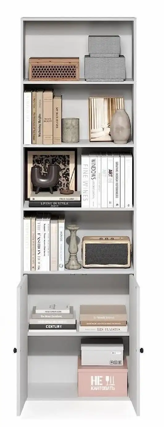 New in Box Tall White Wood 6-Shelf Bookcase in Bookcases & Shelving Units in City of Toronto - Image 3