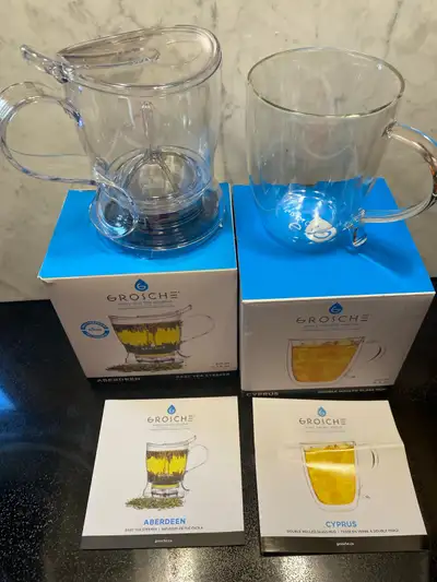 GROSCHE Aberdeen Perfect Tea Steeper; Double Wall Tea Mug, View more