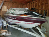 1990 Blue Water 17' open bow boat Suzuki 85 HP outboard