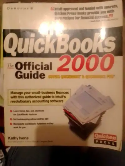 Delve into small-business finance management with this "QuickBooks 2000: The Official Guide" coverin...