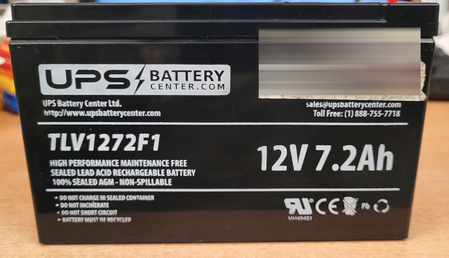 Lead Acid BATTERY ▌ 12V 7Ah ▌ Works.  Up to 2 years life left. in General Electronics in Ottawa