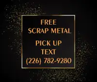 Free Wanted scrap metal