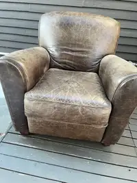 Bombay and co leather chair