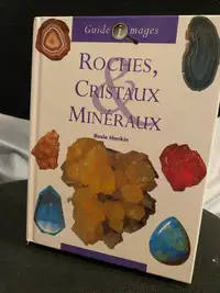 Livre minéraux, cristaux et roche 