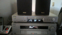 Technics blackTuner/cd-dvd player/ speakers$39e trade4 ipad