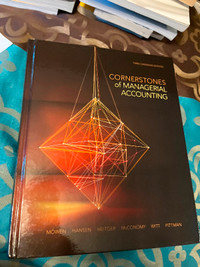 Cornerstones of Managerial Accounting book