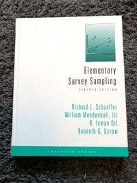 Elementary Survey Sampling Textbook