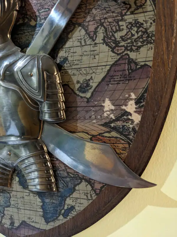 Vintage Japanese medieval Knight coat of arms display shield art in Arts & Collectibles in City of Toronto - Image 4