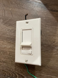 2 wire dimmer, also works with LED lights
