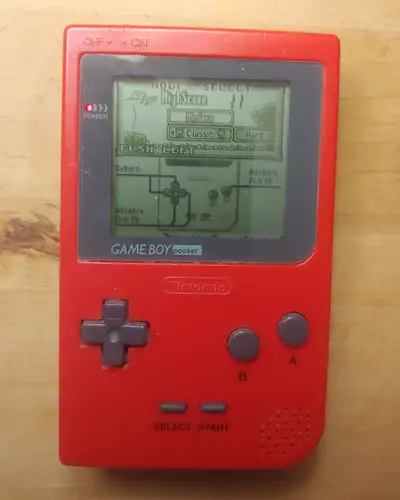 Nintendo Gameboy Pocket system and Game & Watch game, View more