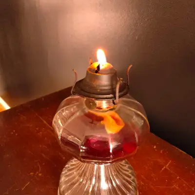 Antique Oil Lamp , View more