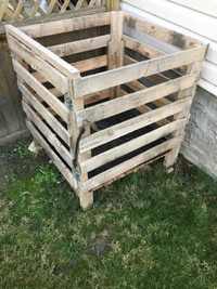 Wooden Compost Box in Great Condition.