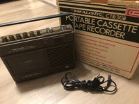 Vintage Realistic Portable Cassette Tape Recorder CTR-30B | Orig