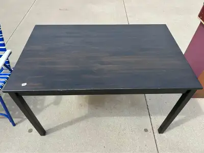 Solid Dark Wood Dining / Work Table/Desk, View more