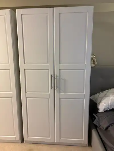 Large White Wardrobes – IKEA – 2 for $500, View more