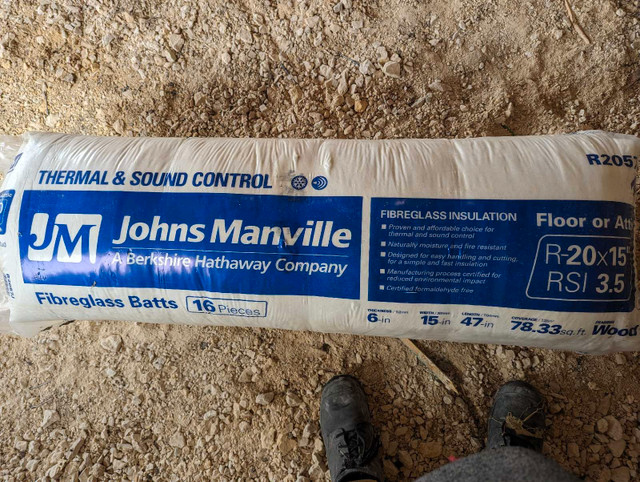 Johns Manville insulation  in Floors & Walls in Winnipeg - Image 2