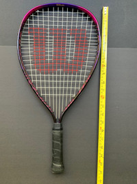 Wilson Junior Tennis Racquet with carrying case.