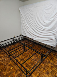 Queen Bed Frame + Queen 10 inch memory foam mattress + mattress