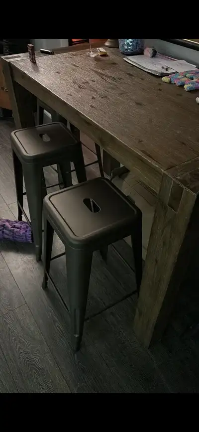 Hamburg Acacia Structube dining  Bar table + 4 stools, View more