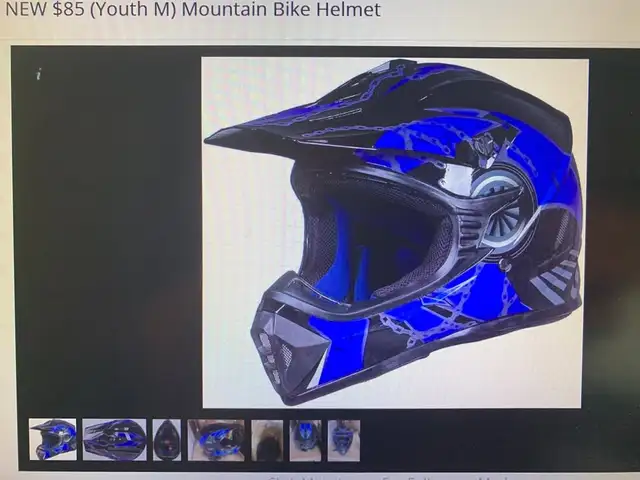 Youth Motorcycle Helmet,Boys and Girls Bikes Motorcycles in Kids in Edmonton - Image 2