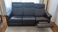 Sofa 3 places en cuir