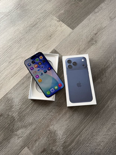 Blue iPhone 17 Pro Max 256GB - 100% Battery - Warranty Mar 2027, View more