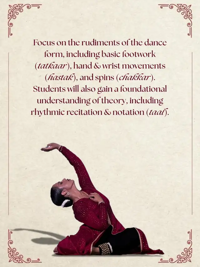 DANCE WORKSHOP: Intro to Kathak65403974517378121