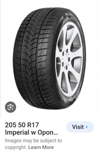 205/50Z R17 tires, Imperial tires