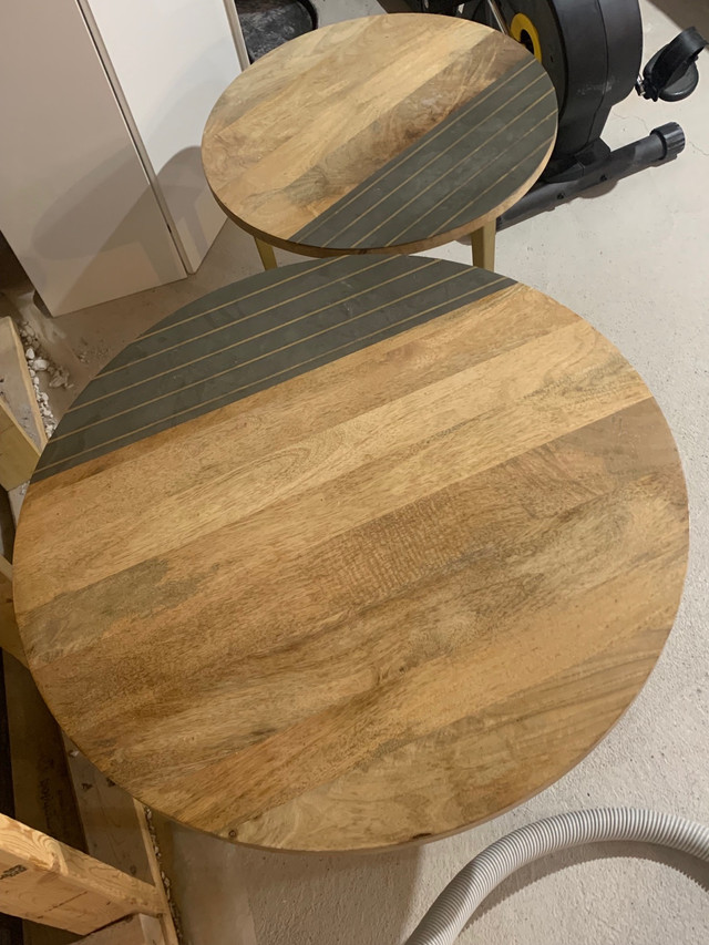  Wood Coffee Table Set in Coffee Tables in Oakville / Halton Region - Image 3