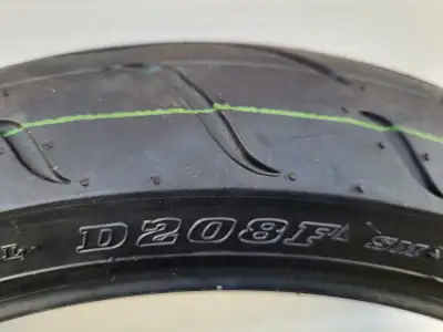 Like new! Less than 50km on them. Stock tires for a DRZ400-SM. Great for Supermoto or smaller Sport...
