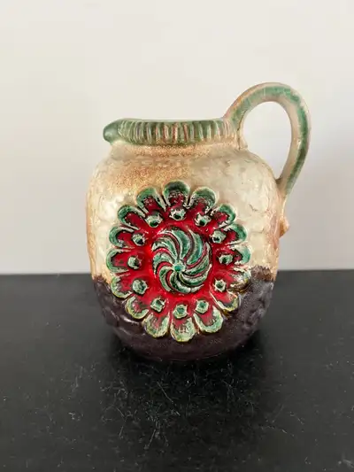 This is an MCM Dümler and Breiden ceramic vase/jug. It is West Germany, pottery from the 1960s. Hand...