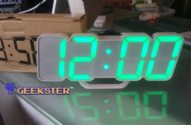 Large Multi-Colour LED Clock with Temp Display - FREE SHIPPING! in General Electronics in Ottawa - Image 7