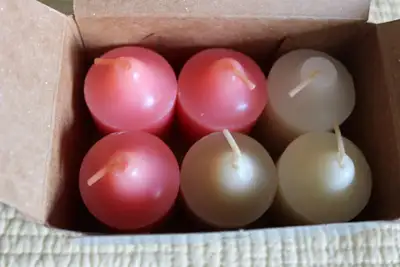 Partylite Box 6 Pieces Mixed Sampler Votive 2" x 1½" Candles, View more