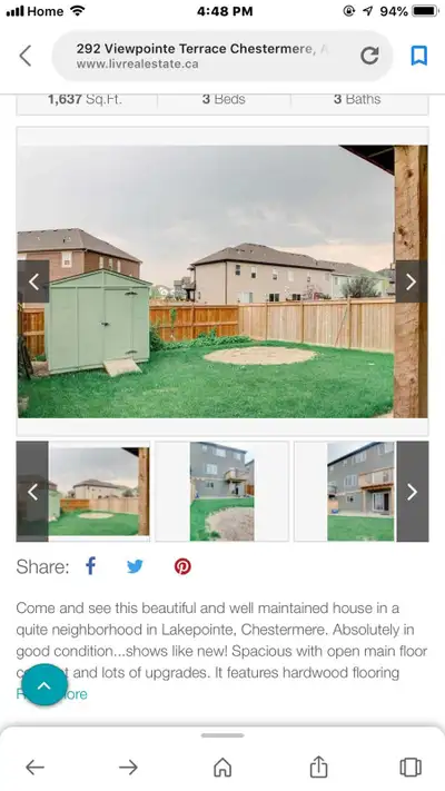 House for rent in Chestermere