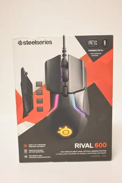 Gaming Mouse SteelSeries Rival 600 TrueMove3+Dual brand new, View more
