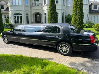 lincoln town custom limousine with $150,000 spent on rebuild!